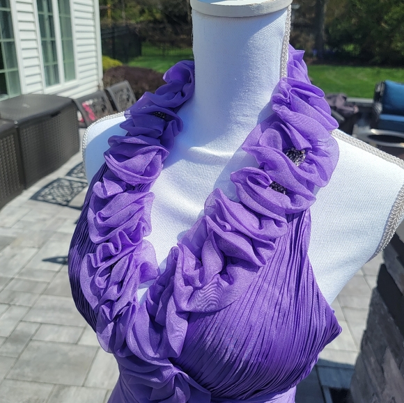 Purple prom formal gown - Picture 9 of 10